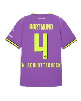 Borussia Dortmund Nico Schlotterbeck #4 Maglia Gara Terza Repliche 2026-27 Maniche Corte